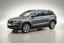 Skoda Karoq 2018– Sidosteg Allmond Black (2 st, aluminium) foto 1