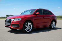 Audi Q3 2011–2019 Sidosteg Maya Red (2 st, aluminium) foto 1