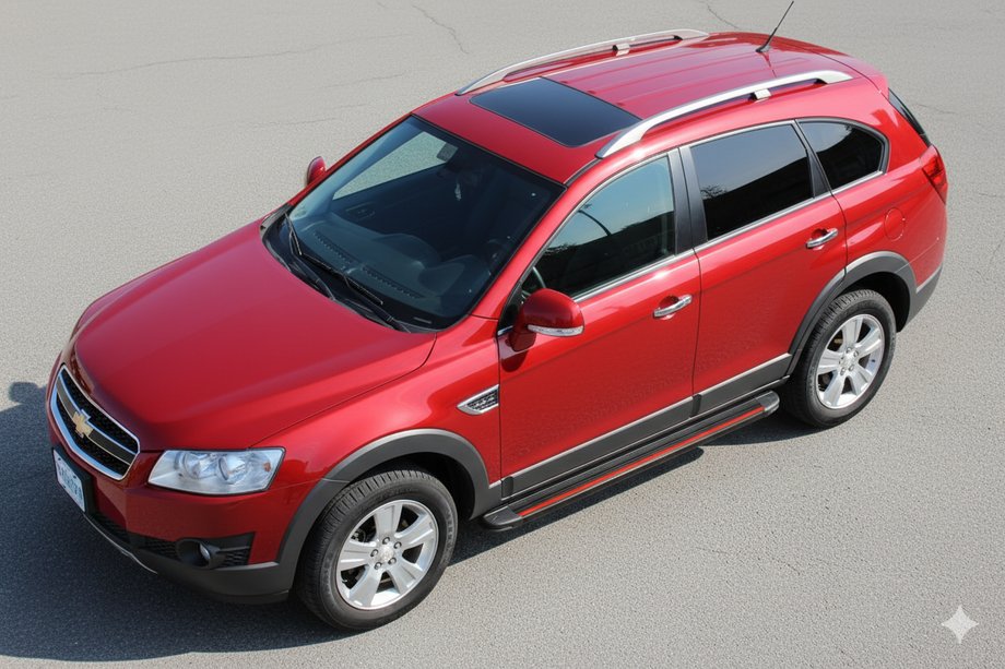 Chevrolet Captiva 2006–2019 Sidosteg Maya Red (2 st, aluminium) Image
