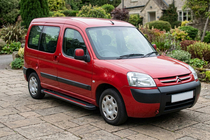 Citroen Berlingo 1996–2008 Sidosteg Maya Red (2 st, aluminium) foto 1