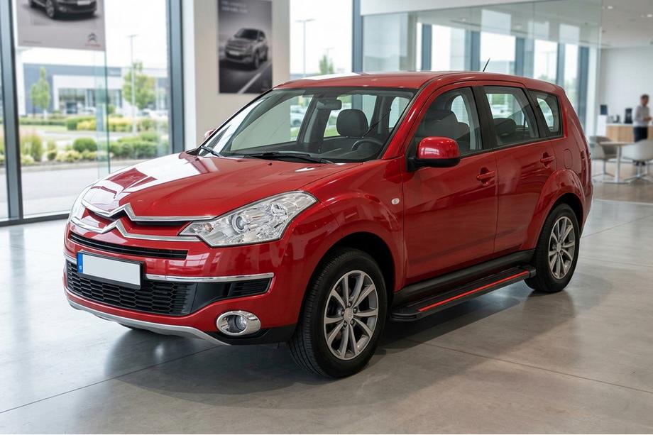Citroen C-Crosser 2007–2013 Sidosteg Maya Red (2 st, aluminium) Image