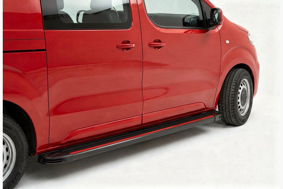 Citroen Jumpy/Dispatch 2017– Sidosteg Maya Red (2 st, aluminium) Image
