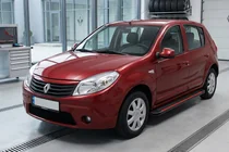 Dacia Sandero 2007–2013 Sidosteg Maya Red (2 st, aluminium) foto 1