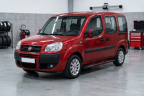 Fiat Doblo I 2005–2010 Sidosteg Maya Red (2 st, aluminium) foto 1