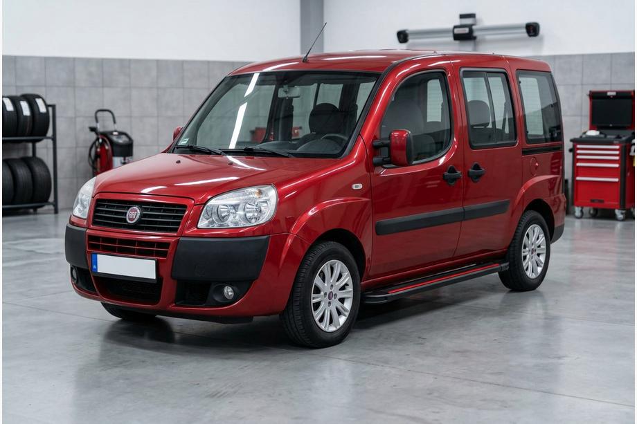 Fiat Doblo I 2005–2010 Sidosteg Maya Red (2 st, aluminium) Image