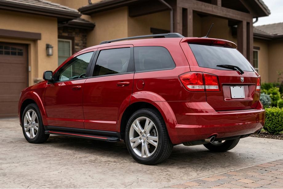 Fiat Freemont 2011–2016 Sidosteg Maya Red (2 st, aluminium) Image
