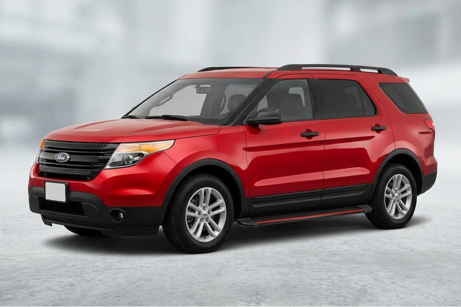 Ford Explorer 2011–2019 Sidosteg Maya Red (2 st, aluminium) Image