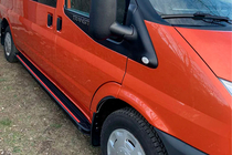 Ford Transit 2000–2014 Sidosteg Maya Red (2 st, aluminium) foto 1