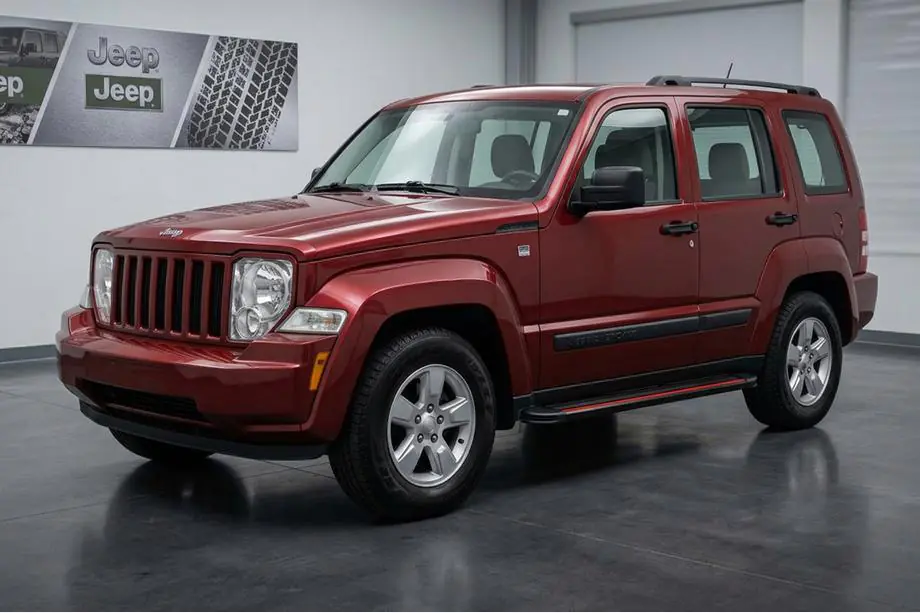 Jeep Cherokee/Liberty 2007–2013 Sidosteg Maya Red (2 st, aluminium) Image