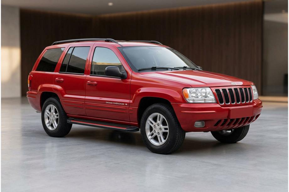 Jeep Grand Cherokee WJ 1999–2004 Sidosteg Maya Red (2 st, aluminium) Image