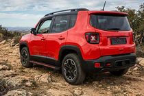 Jeep Renegade 2014– Sidosteg Maya Red (2 st, aluminium) foto 1