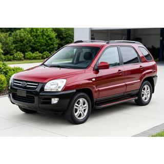 Sidosteg Maya Red (2 st, aluminium) Kia Sportage 2004–2010 foto 1