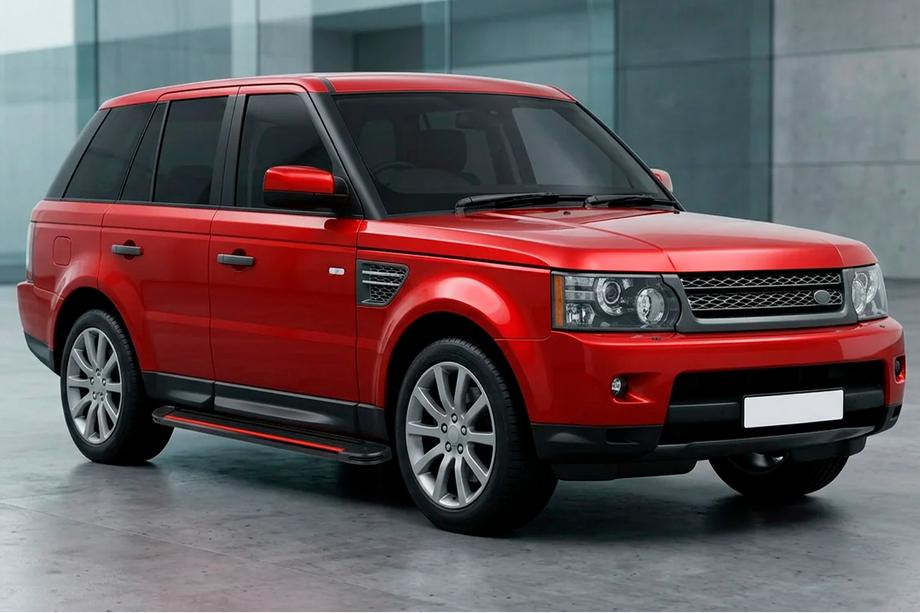 Range Rover Sport 2005–2013 Sidosteg Maya Red (2 st, aluminium) Image