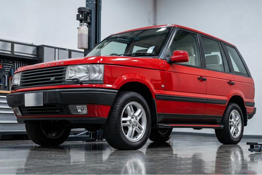 Range Rover II P38A 1997–2002 Sidosteg Maya Red (2 st, aluminium) Image