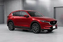 Mazda CX-5 2017–2025 Sidosteg Maya Red (2 st, aluminium) foto 1