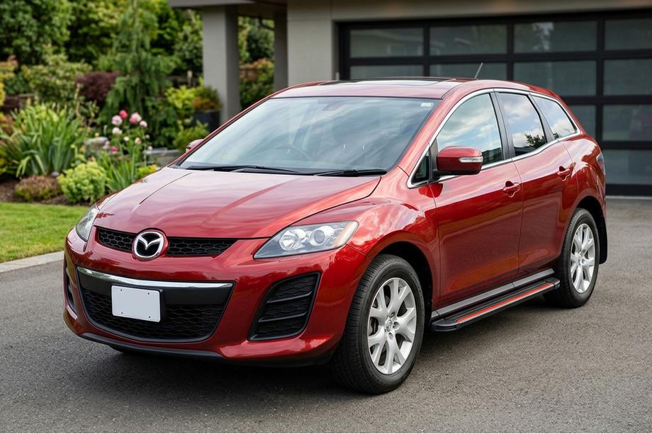 Mazda CX-7 2006–2012 Sidosteg Maya Red (2 st, aluminium) Image