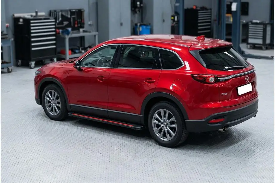 Mazda CX-9 2017– Sidosteg Maya Red (2 st, aluminium) Image