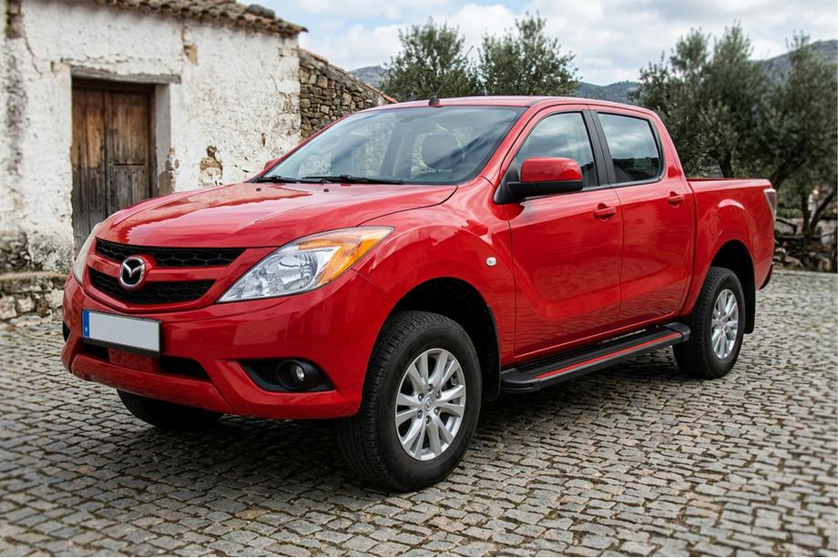 Mazda BT-50 2012– Sidosteg Maya Red (2 st, aluminium) Image