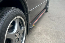 Mercedes Vito W638 1996–2003 Sidosteg Maya Red (2 st, aluminium) foto 2