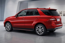 Mercedes GLE/ML class W166 2011–2018 Sidosteg Maya Red (2 st, aluminium) foto 1