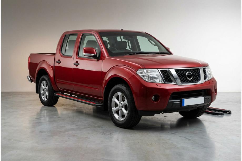 Nissan Navara 2006–2015 Sidosteg Maya Red (2 st, aluminium) Image