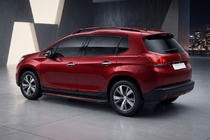 Peugeot 3008 2008–2016 Sidosteg Maya Red (2 st, aluminium) 2008-2014 foto 1