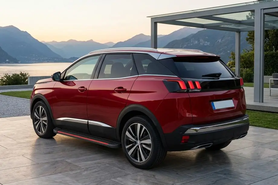Peugeot 3008 2016–2023 Sidosteg Maya Red (2 st, aluminium) Image