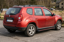 Renault Duster 2008–2017 Sidosteg Maya Red (2 st, aluminium) foto 1
