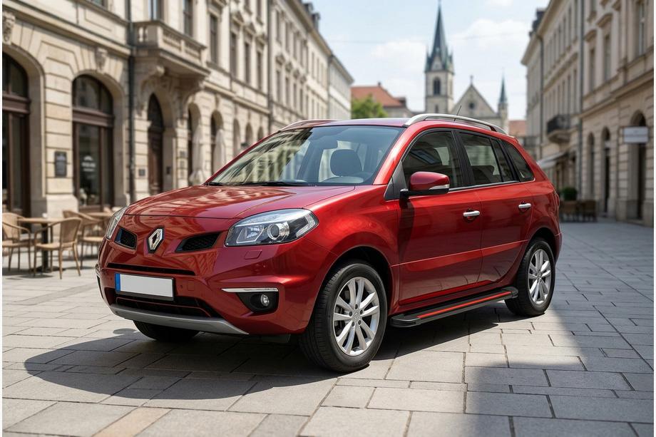 Renault Koleos 2008–2016 Sidosteg Maya Red (2 st, aluminium) Image