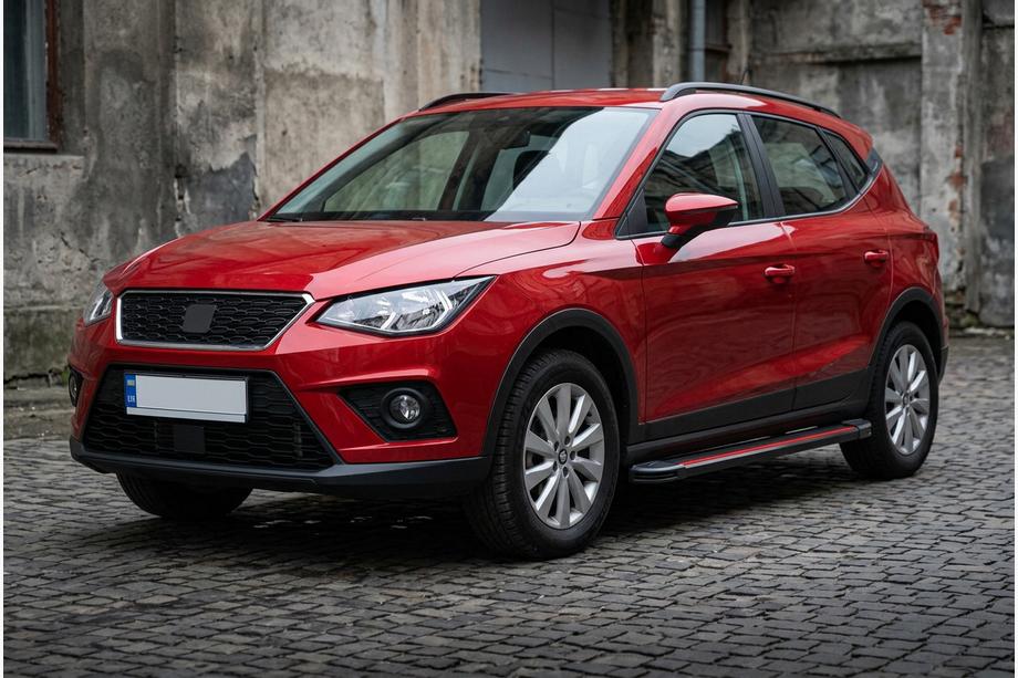 Seat Arona 2017– Sidosteg Maya Red (2 st, aluminium) Image