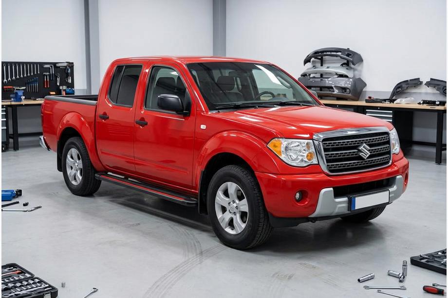 Suzuki Equator 2009– Sidosteg Maya Red (2 st, aluminium) Image