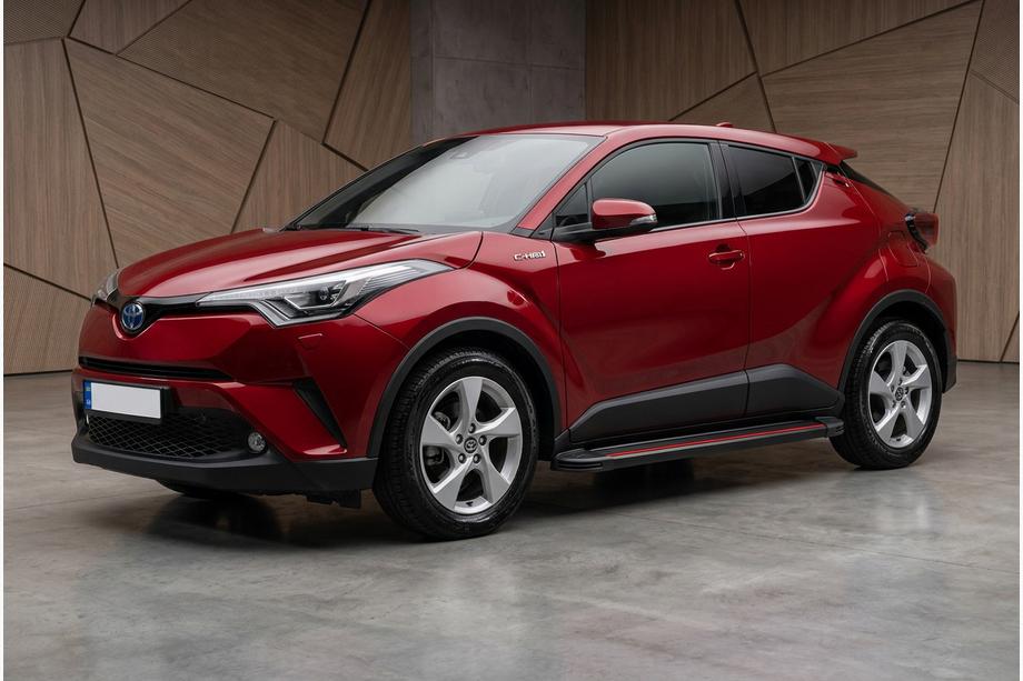 Toyota C-HR 2016–2023 Sidosteg Maya Red (2 st, aluminium) Image
