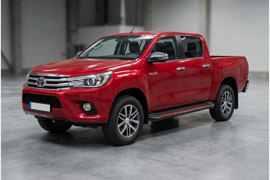 Toyota Hilux 2015– Sidosteg Maya Red (2 st, aluminium) Image