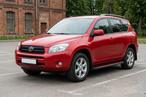 Toyota Rav 4 2006–2013 Sidosteg Maya Red (2 st, aluminium) foto 1