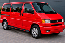 Volkswagen T4 Transporter 1990–2003 Sidosteg Maya Red (2 st, aluminium) Lång hjulbas foto 1