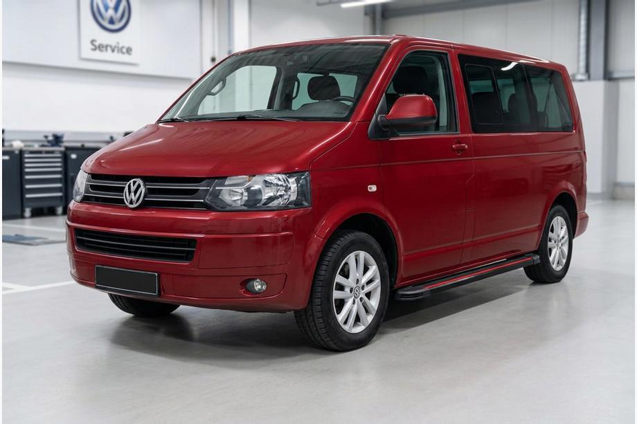 Volkswagen T5 2010–2015 Sidosteg Maya Red (2 st, aluminium) Kort hjulbas Image