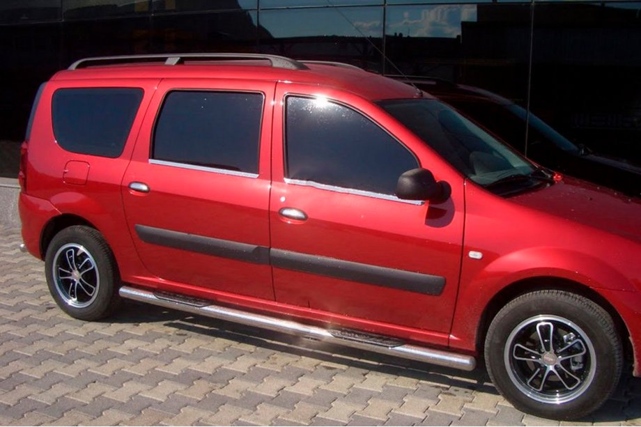Lada Largus 2012– Sidorör (2 st, rostfritt) Image