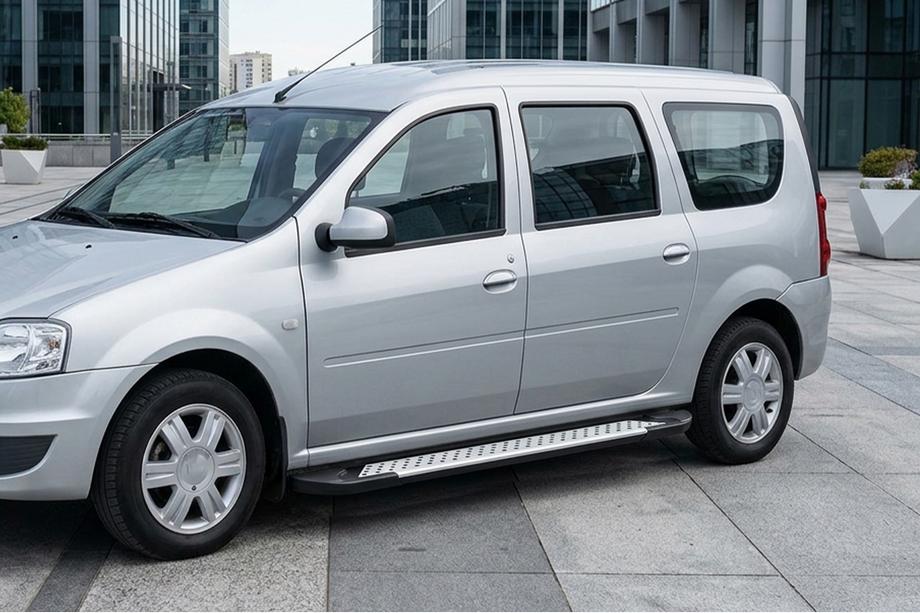 Lada Largus 2012– Sidosteg X5-typ (2 st, aluminium) Image