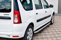 Lada Largus 2012– Sidosteg Fullmond (2 st, aluminium) foto 1