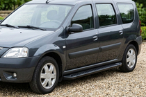 Lada Largus 2012– Sidosteg Allmond Black (2 st, aluminium) foto 1