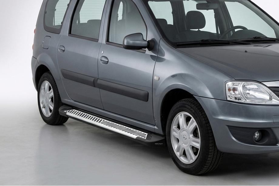 Lada Largus 2012– Sidosteg Line (2 st, aluminium) Image