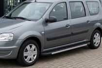 Lada Largus 2012– Sidosteg Duru (2 st, aluminium) foto 1