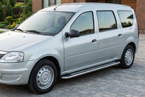 Lada Largus 2012– Sidosteg Maydos V2 (2 st, aluminium/rostfritt stål) foto 1