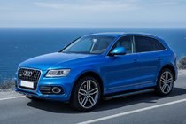 Audi Q5 2008–2017 Sidosteg Maya Blue (2 st, aluminium) foto 1