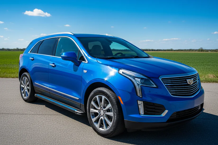 Cadillac XT5 2016– Sidosteg Maya Blue (2 st, aluminium) Image