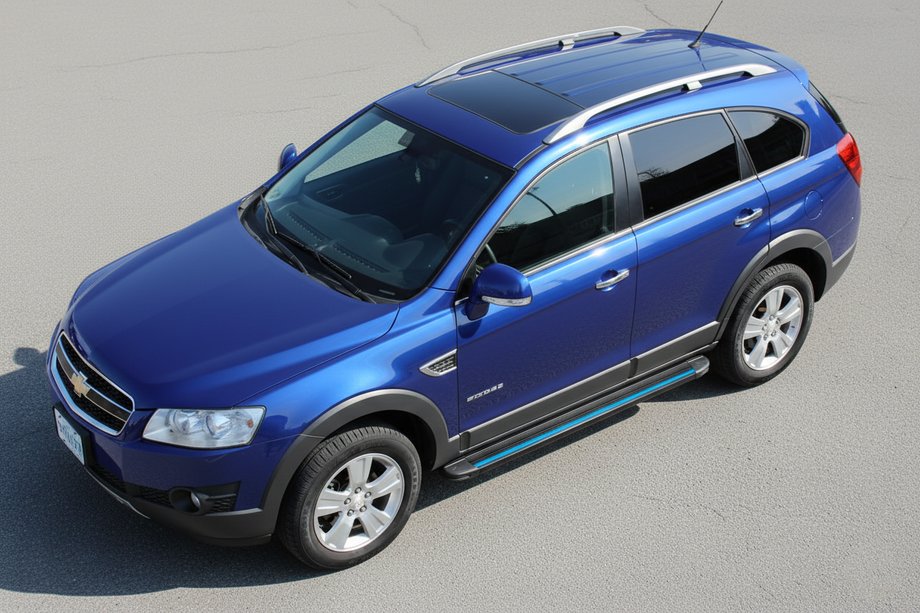 Chevrolet Captiva 2006–2019 Sidosteg Maya Blue (2 st, aluminium) 2016-2019 Image