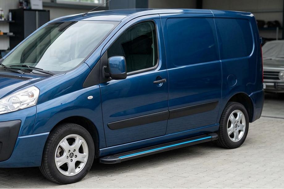 Citroen Jumpy 2007–2017 Sidosteg Maya Blue (2 st, aluminium) Image