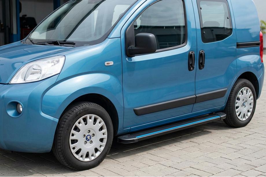 Citroen Nemo 2007–2017 Sidosteg Maya Blue (2 st, aluminium) Image