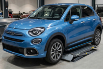 Fiat 500X 2014–2024 Sidosteg Maya Blue (2 st, aluminium) foto 1