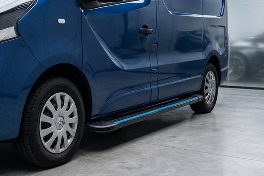 Fiat Talento 2016– Sidosteg Maya Blue (2 st, aluminium) Image